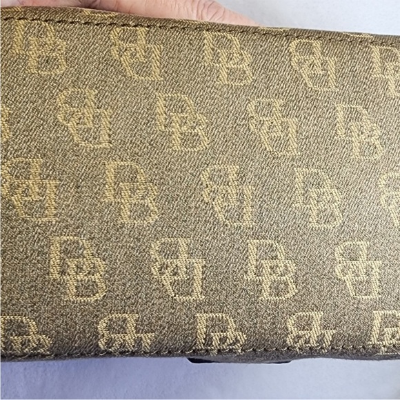 Dooney & Bourke Signature Anniversary Canvas & Leather Hobo Bag Like New - Picture 12 of 15